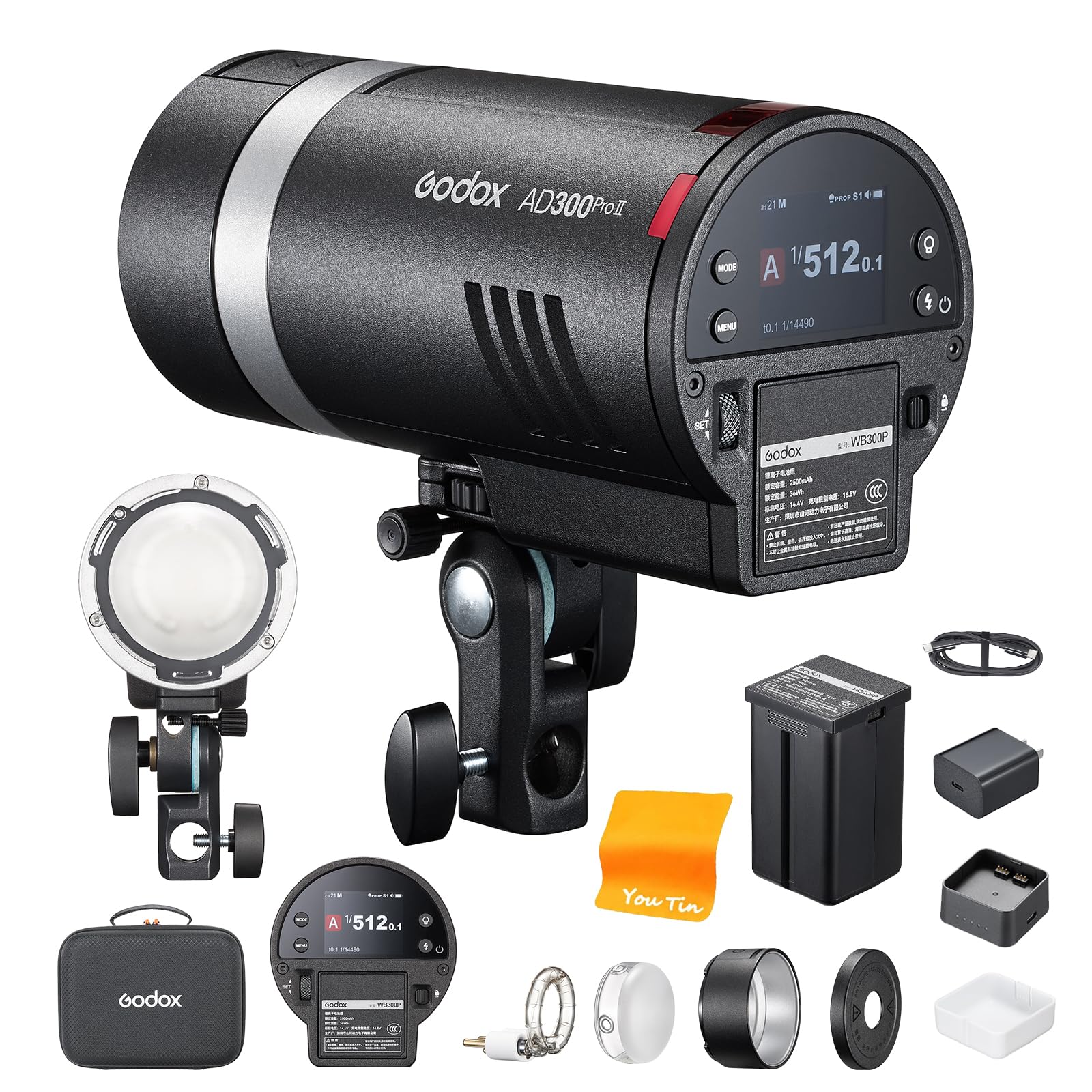GODOX AD300pro ストロボ Amazon | GODOX AD300 Pro II TTLカメラフラッシュ 300Ws 2.4G 1/8000